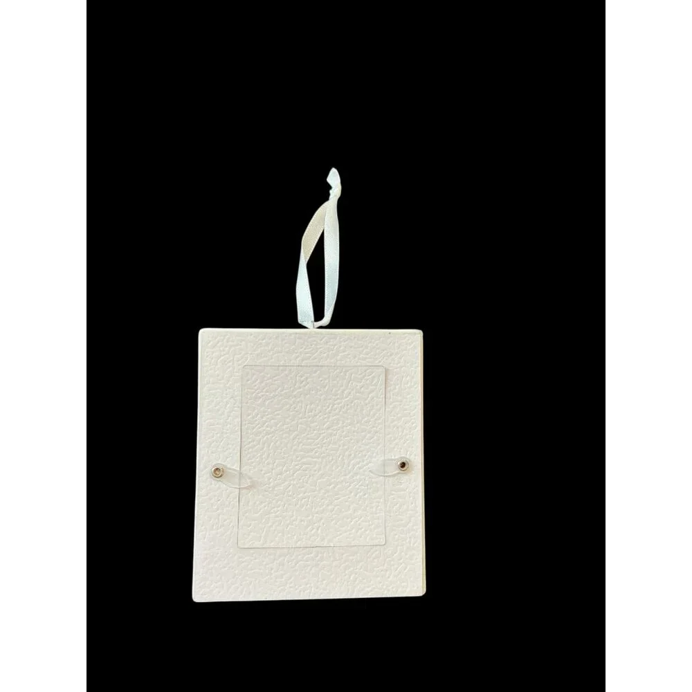 Hallmark Keepsake 2019 Truly Deeply Foreverly Porcelain & Metal Photo Frame Orna
